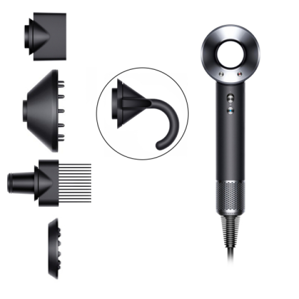 Фен Dyson HD07 Supersonic™, Black/Nickel Фен Dyson HD07 Supersonic™, Black/Nickel