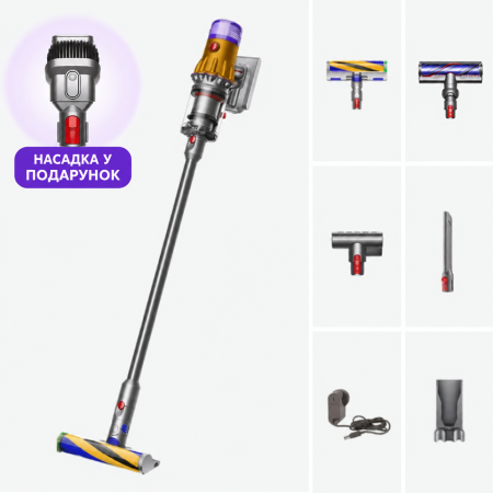 Dyson V12 Detect Slim Absolute + подарунок (комбінована насадка)