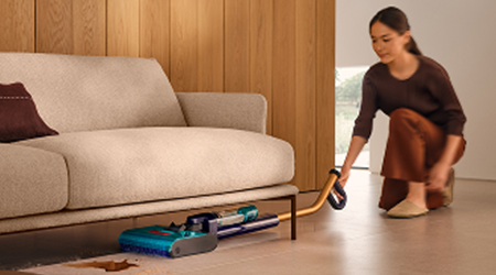 Dyson Clean+Wash Hygiene очищає площу до 350 квадратних метрів